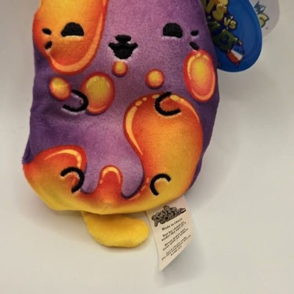 Cats Vs Pickles #527 Lava Lamp Teal Wave Retro Psychedelic Bean Plush CVP NWT